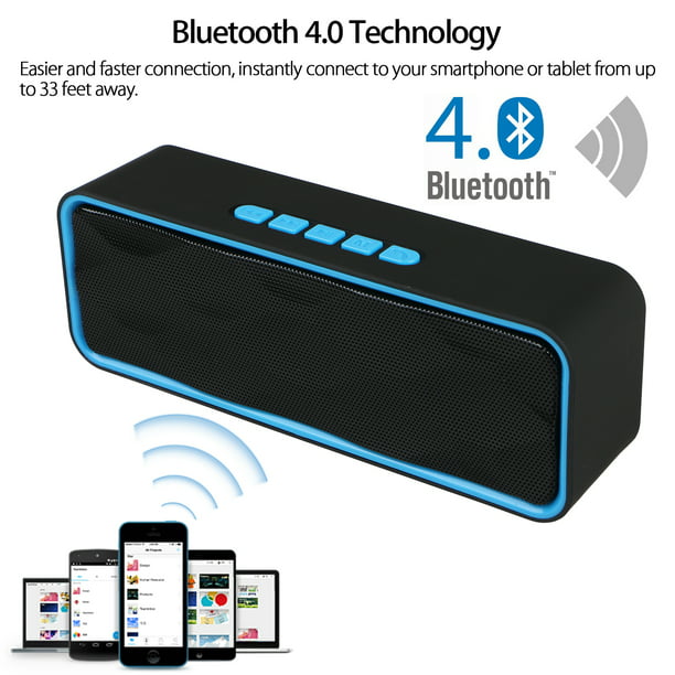 Touch Bluetooth Speakers Portable Wireless Outdoor Speaker with Superior Sound and Dual Powerful Subwoofer Enhanced Rich Bass/Built in Microphone/Bluetooth 4.1 for iPhone/ipad/Tablet/Laptop/Echo dot 